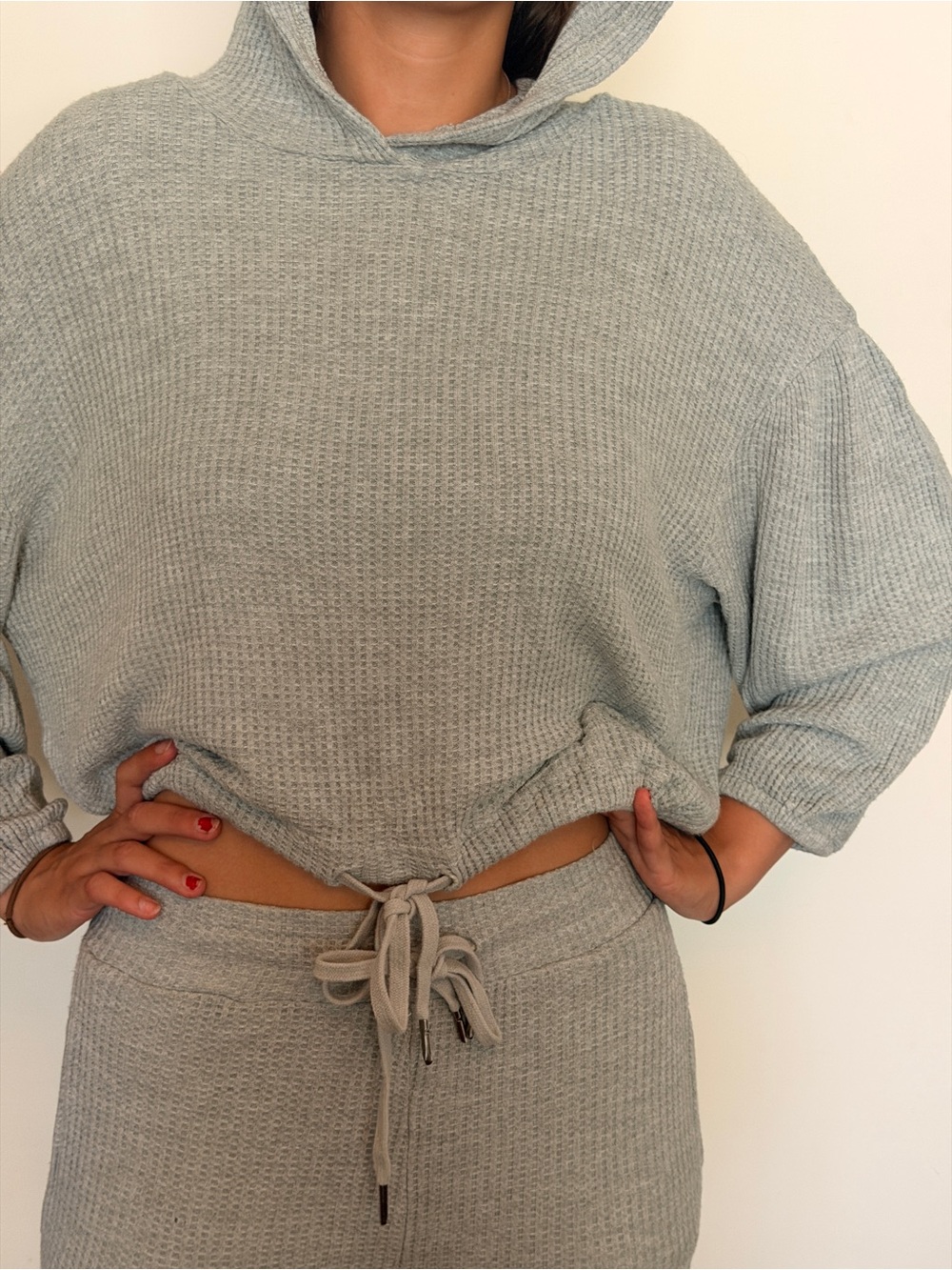 L*Space Women's Venice Beach Cropped Hoodie  Set. Size XS